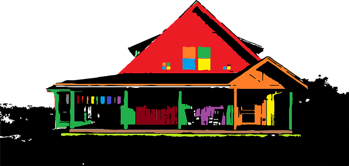 Arte vectorial de granja colorida Fondos de pantalla