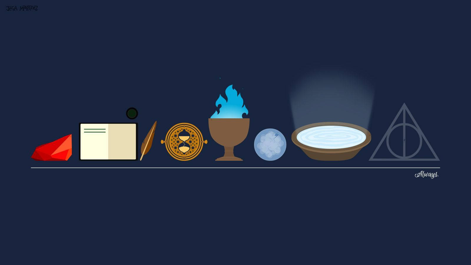 Artículos Mágicos de Harry Potter para Laptop Fondos de pantalla