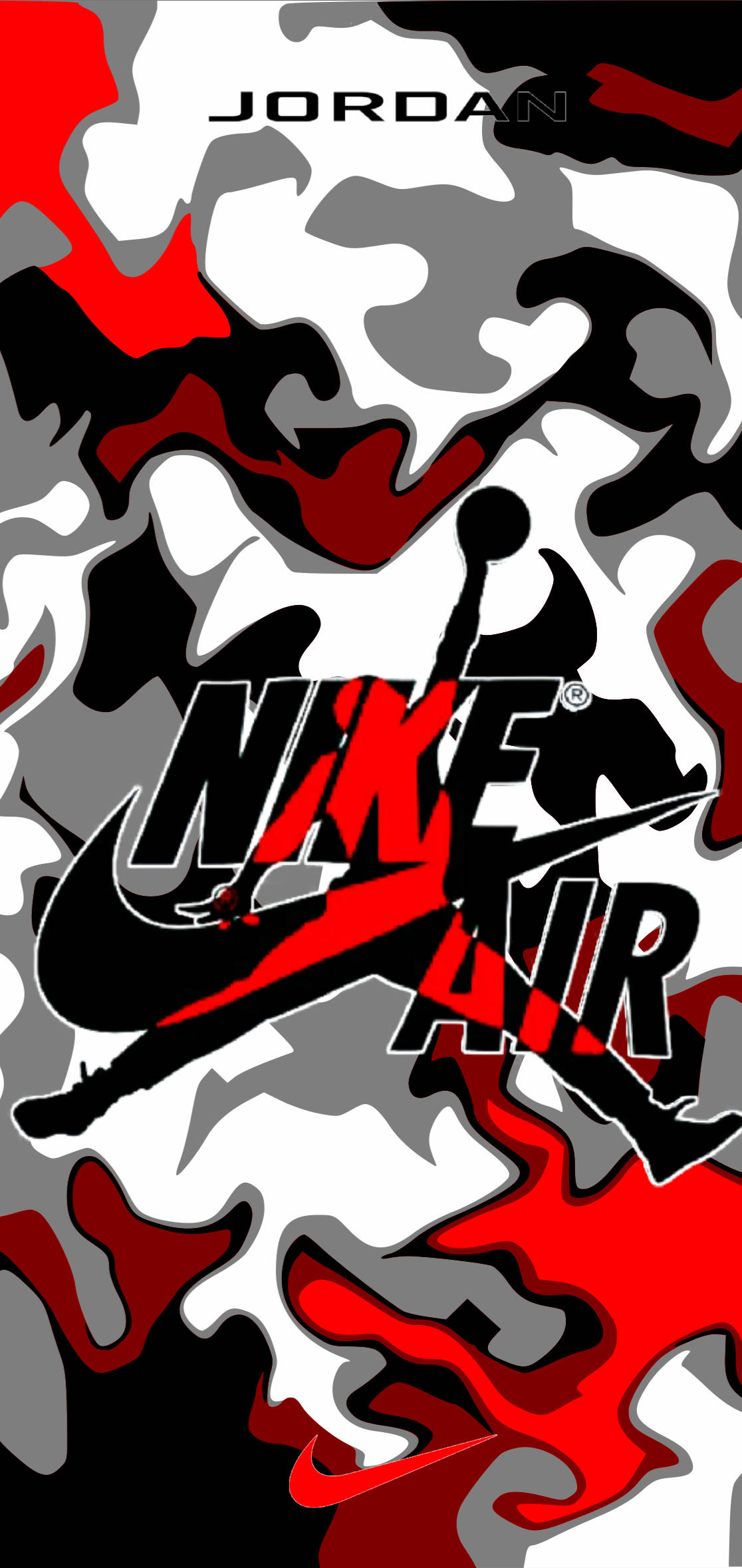 Artista Crea Mural Único de Grafiti con Temática Nike Fondos de pantalla