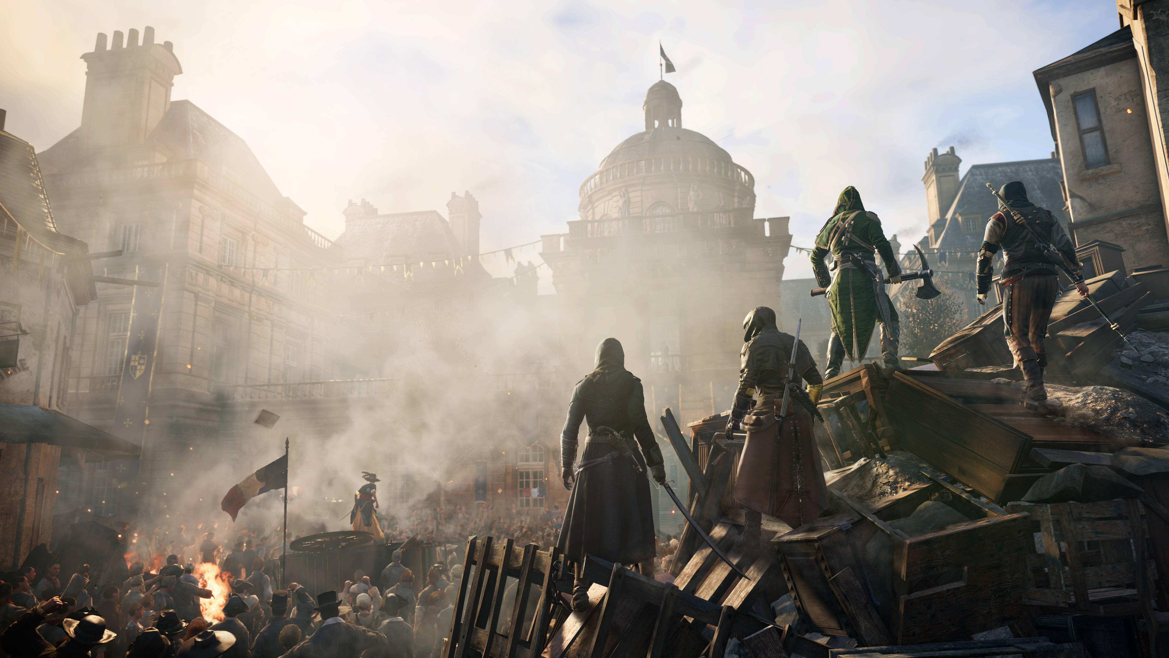 Assassin's Creed Unity Revolución 4K Gaming Fondos de pantalla