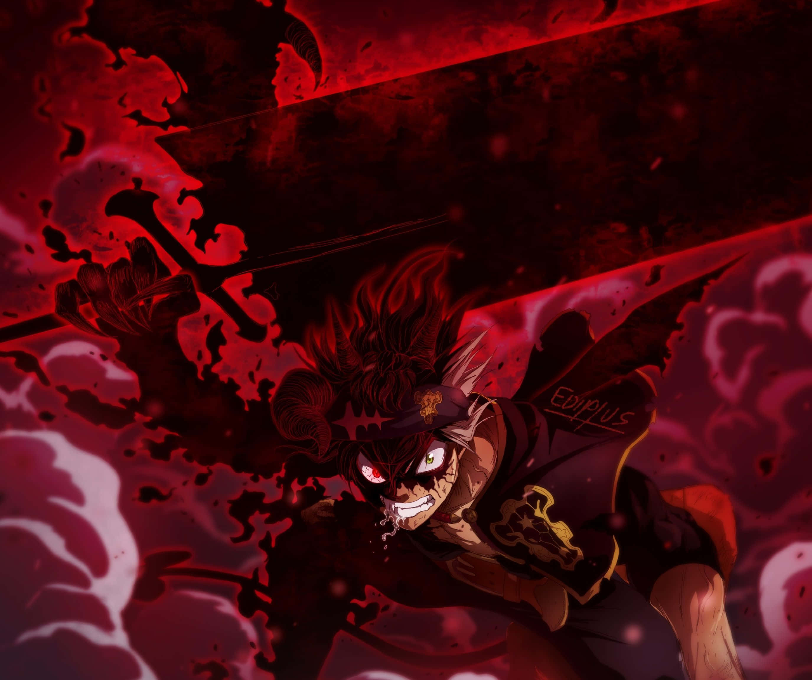 Asta Black Clover 4K Demonio Oscuro Berserker Fondos de pantalla