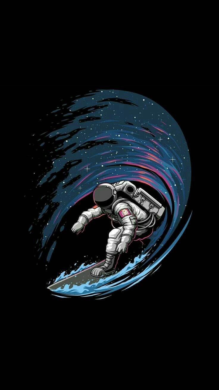 Astronauta Surfeando Genial Fondos de pantalla
