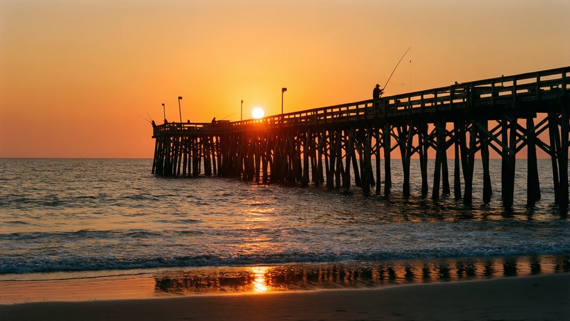 Atardecer desde el Muelle Fondos de pantalla