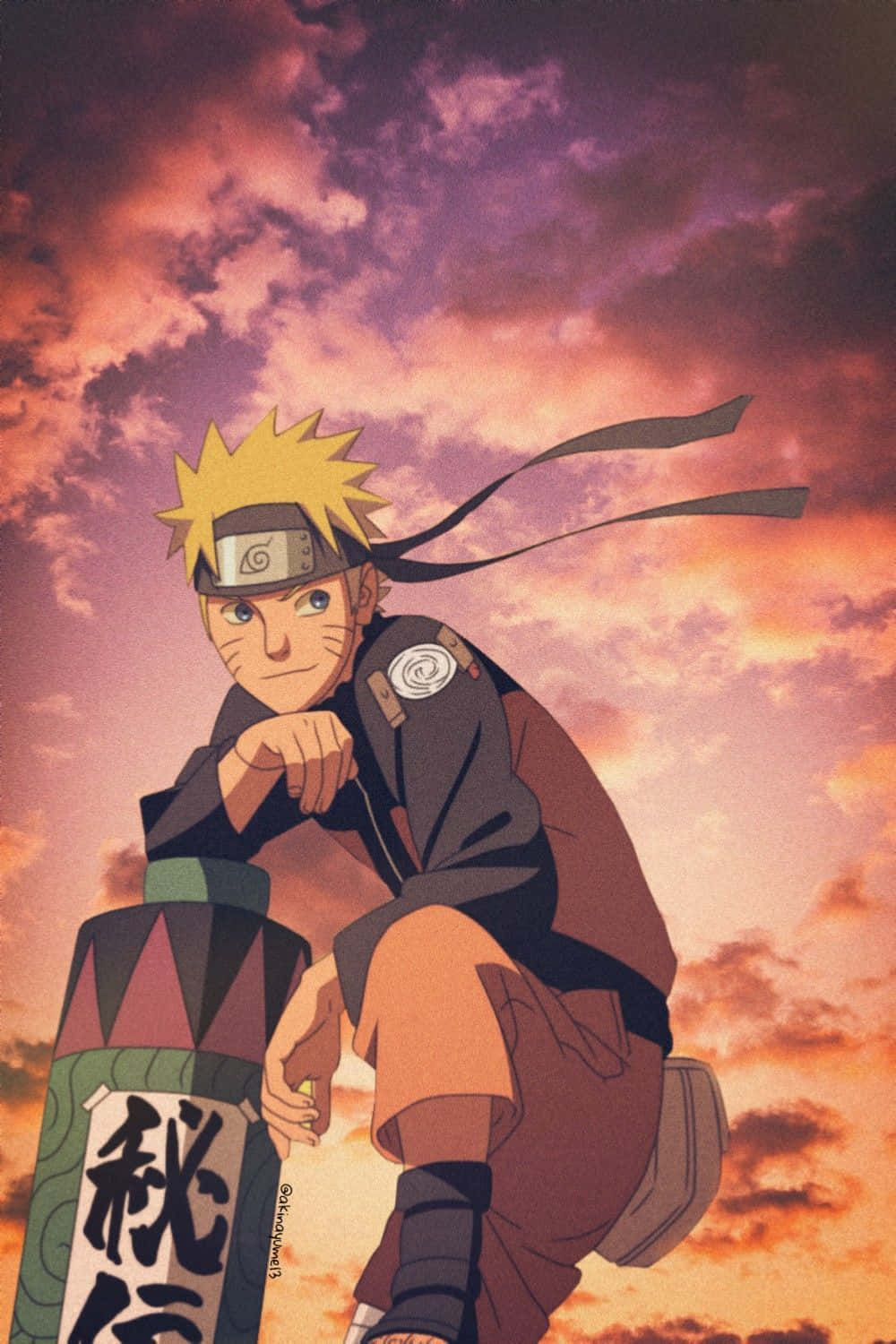 Fondo de teléfono estético de Naruto