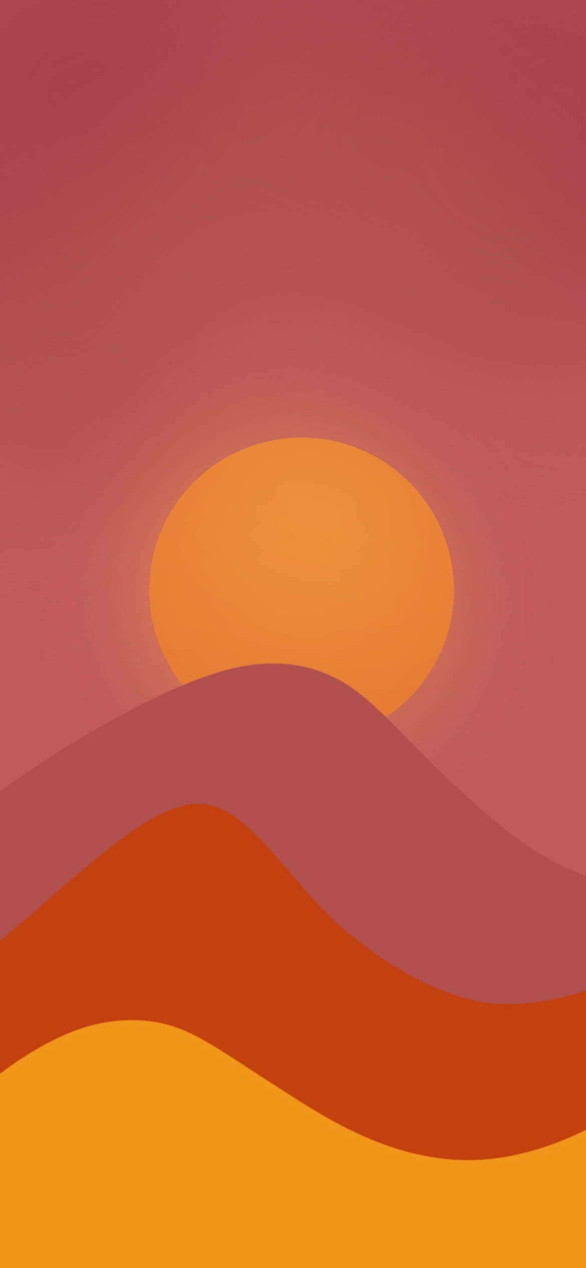 Atardecer en la Sierra para Xiaomi Redmi Note 9 Fondos de pantalla