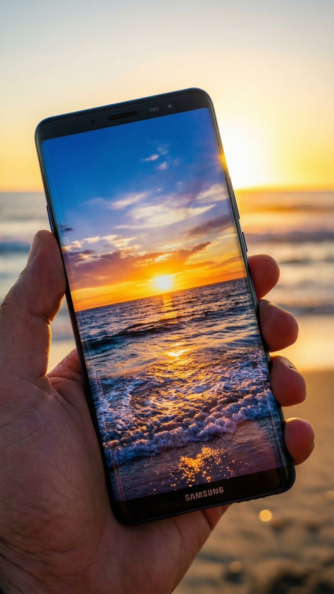 Atardecer en la mano Fondos de pantalla