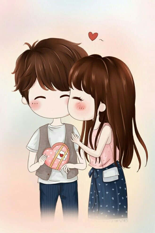 Atardecer Romántico - Pareja de Anime Abrazada Fondos de pantalla