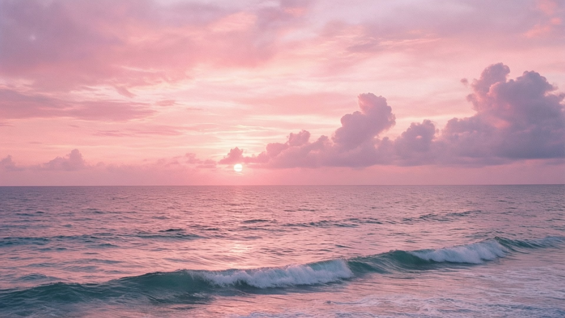Atardecer rosa pastel Fondos de pantalla