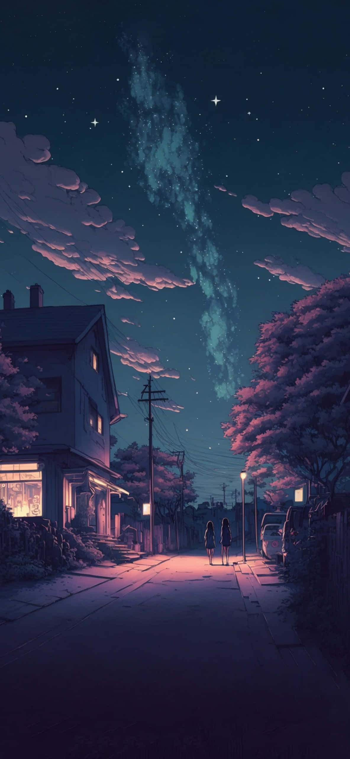 Atardecer Sereno Estética Anime Fondos de pantalla