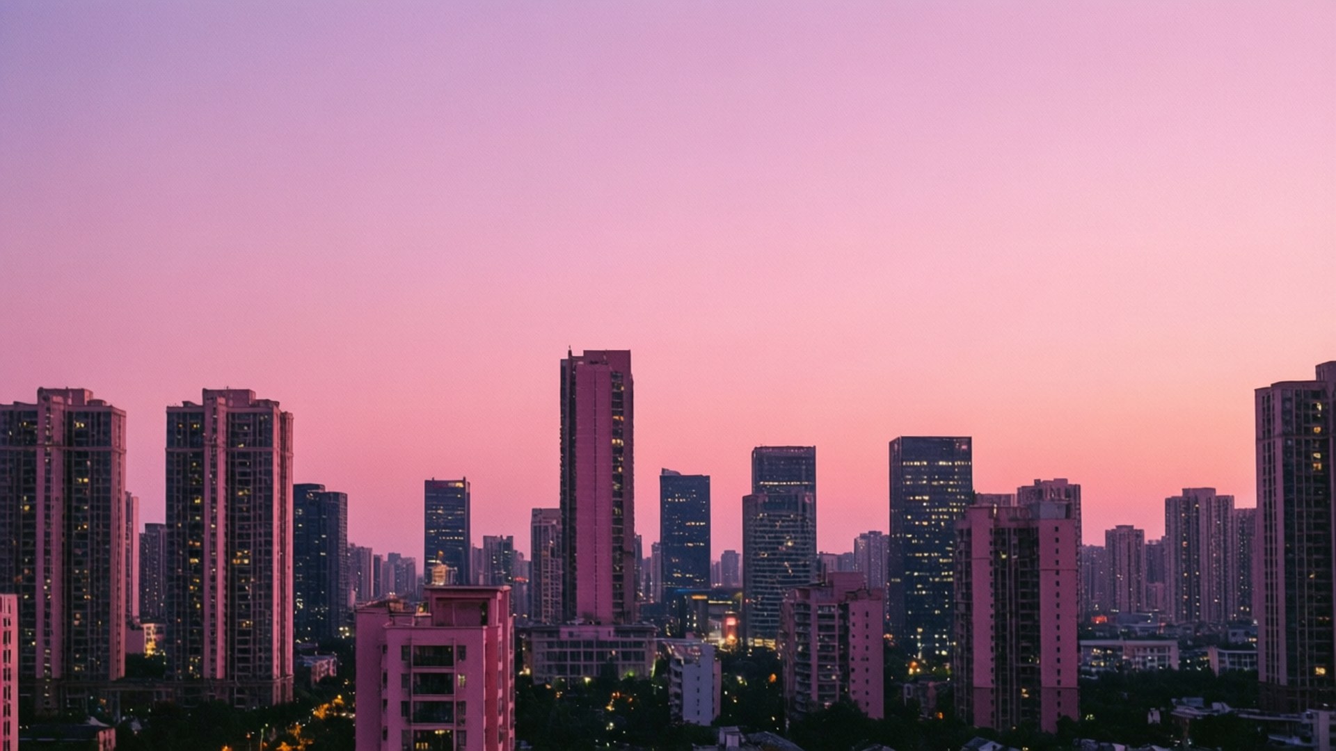 Atardecer Urbano Fondos de pantalla