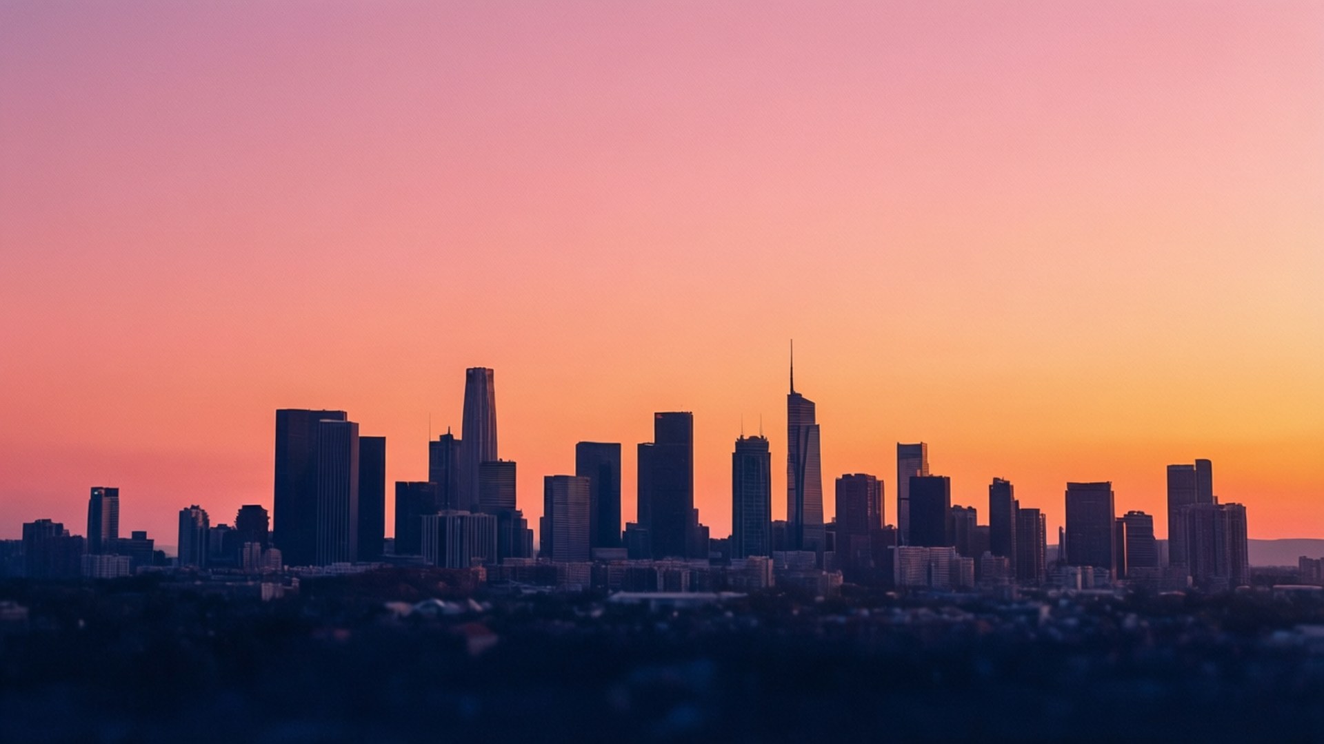 Atardecer Urbano Fondos de pantalla