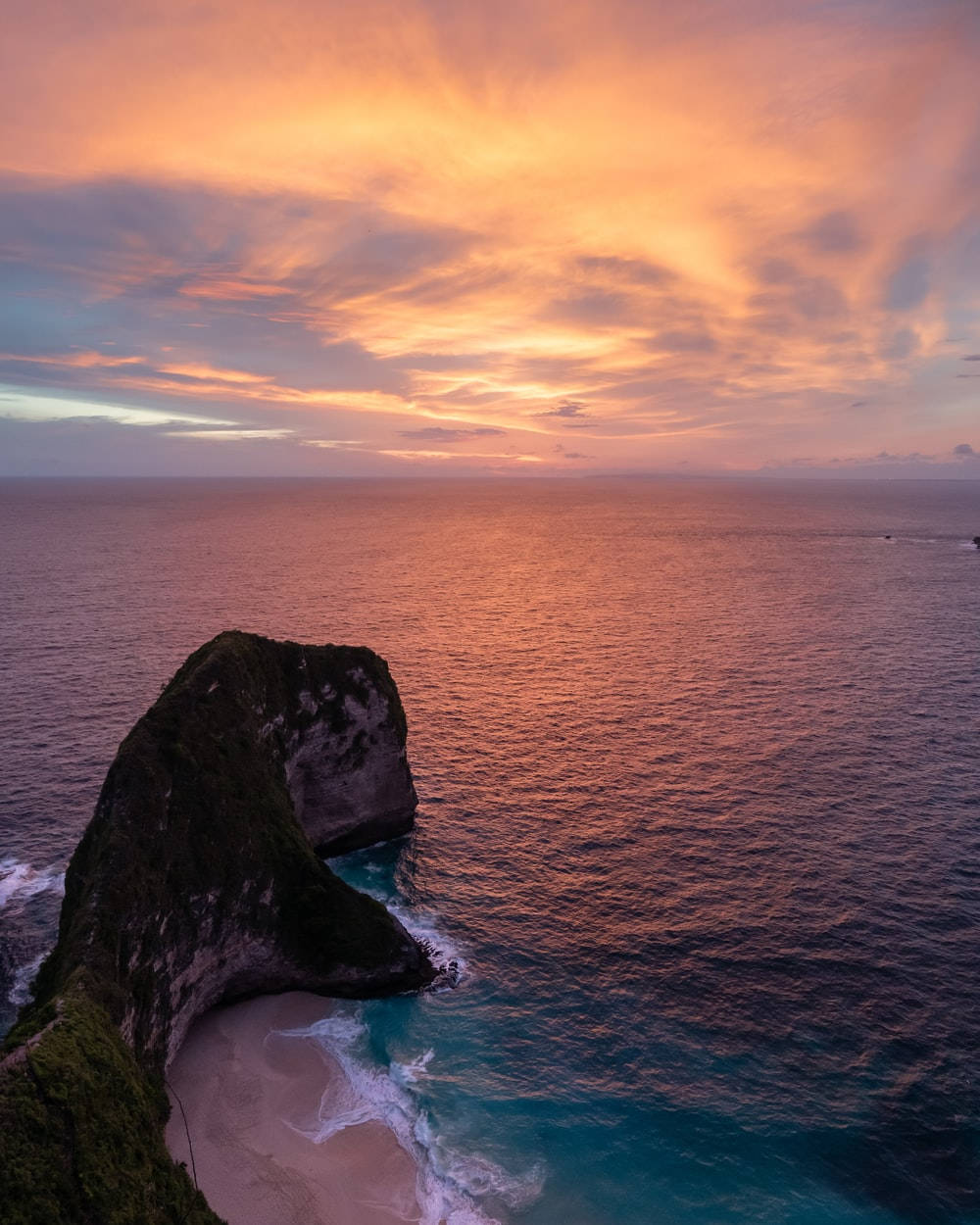 Atardecer y playa, estética hermosa Fondos de pantalla