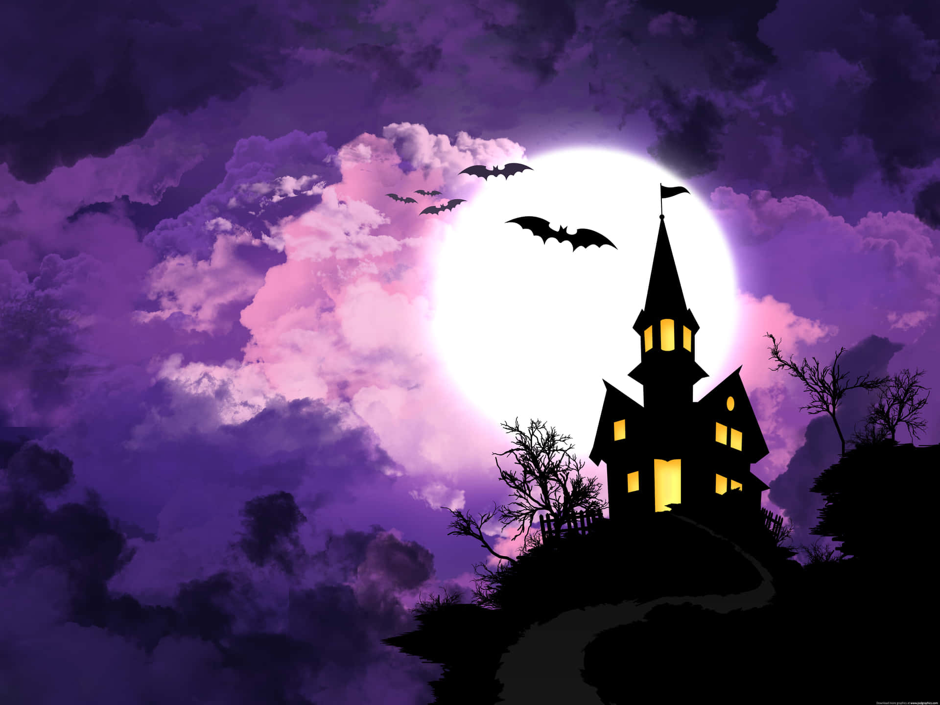 Halloween Púrpura