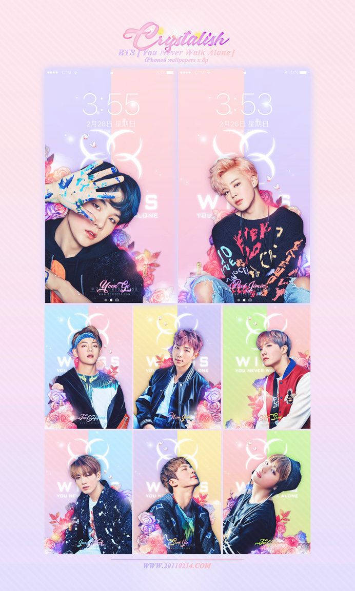 Atrapa a la banda de K-pop BTS en pleno florecimiento - deleitando a los fans con una actuación conmovedora Fondos de pantalla