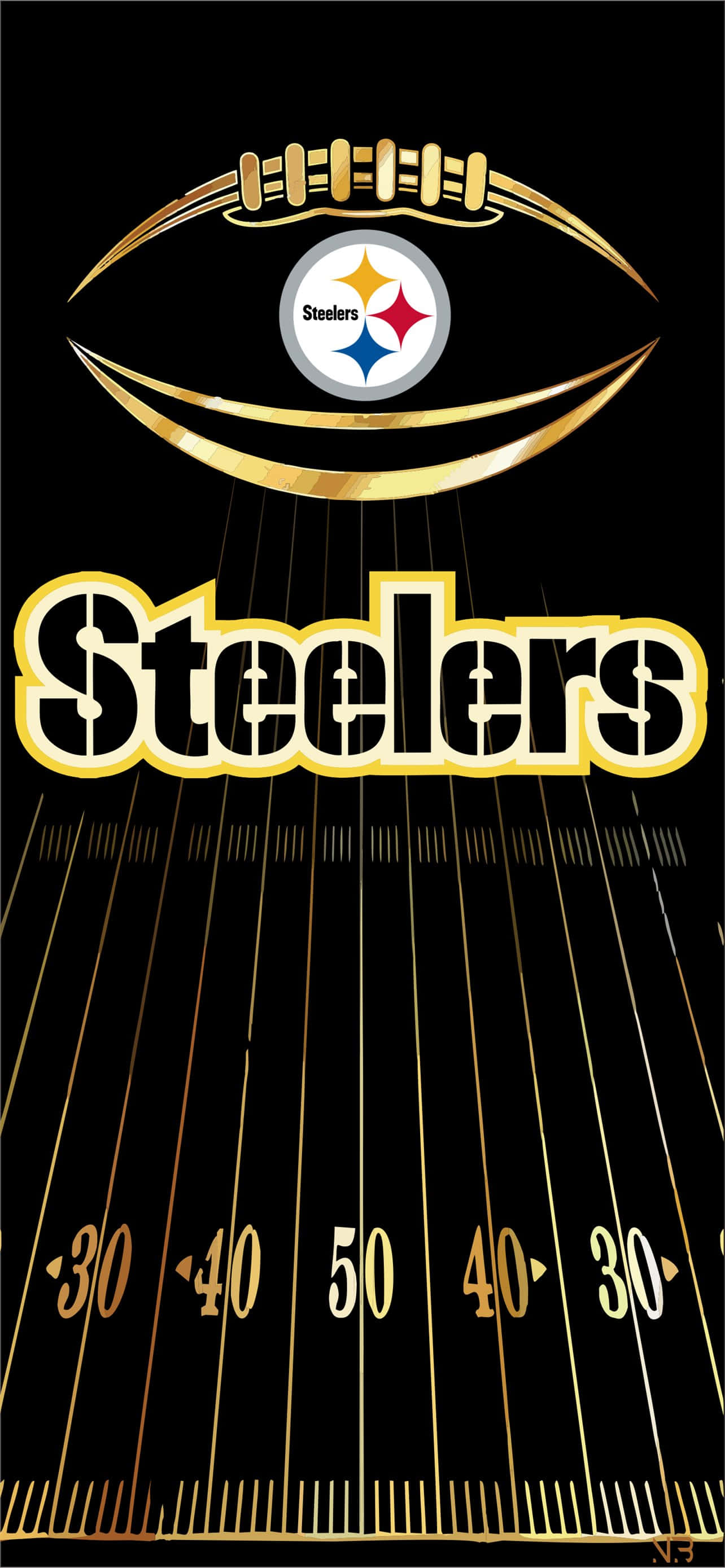 Atrapa la Acción - Consigue la App Oficial de los Pittsburgh Steelers Fondos de pantalla