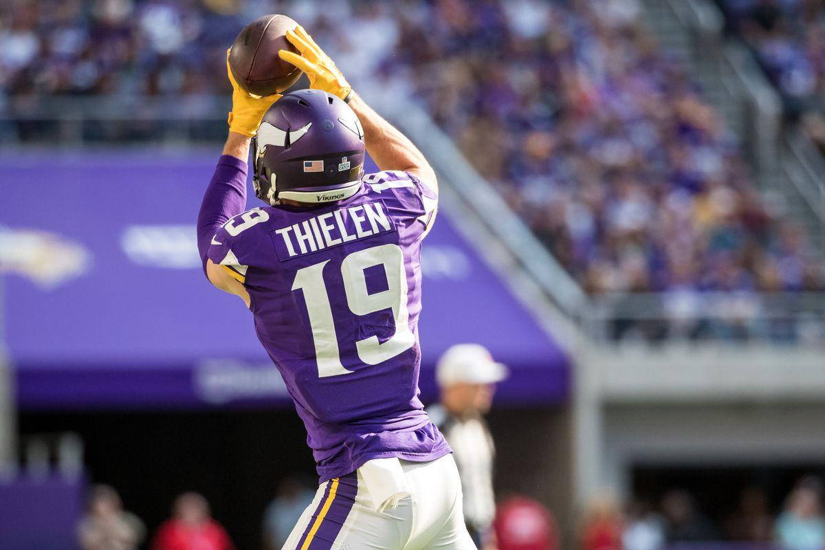 Atrapada increíble de Adam Thielen Fondos de pantalla