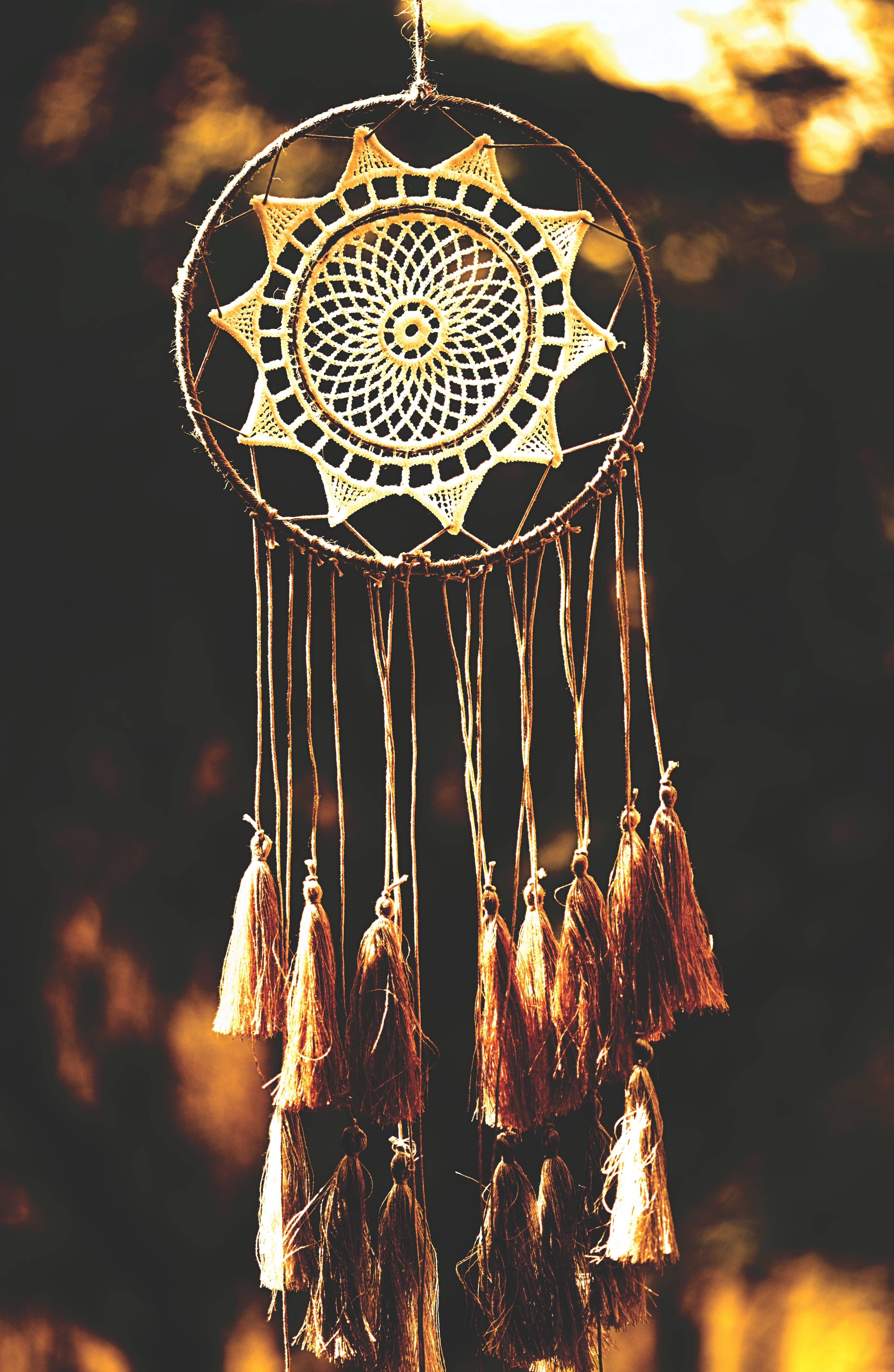Atrapasueños Joyería Dorada Fondos de pantalla