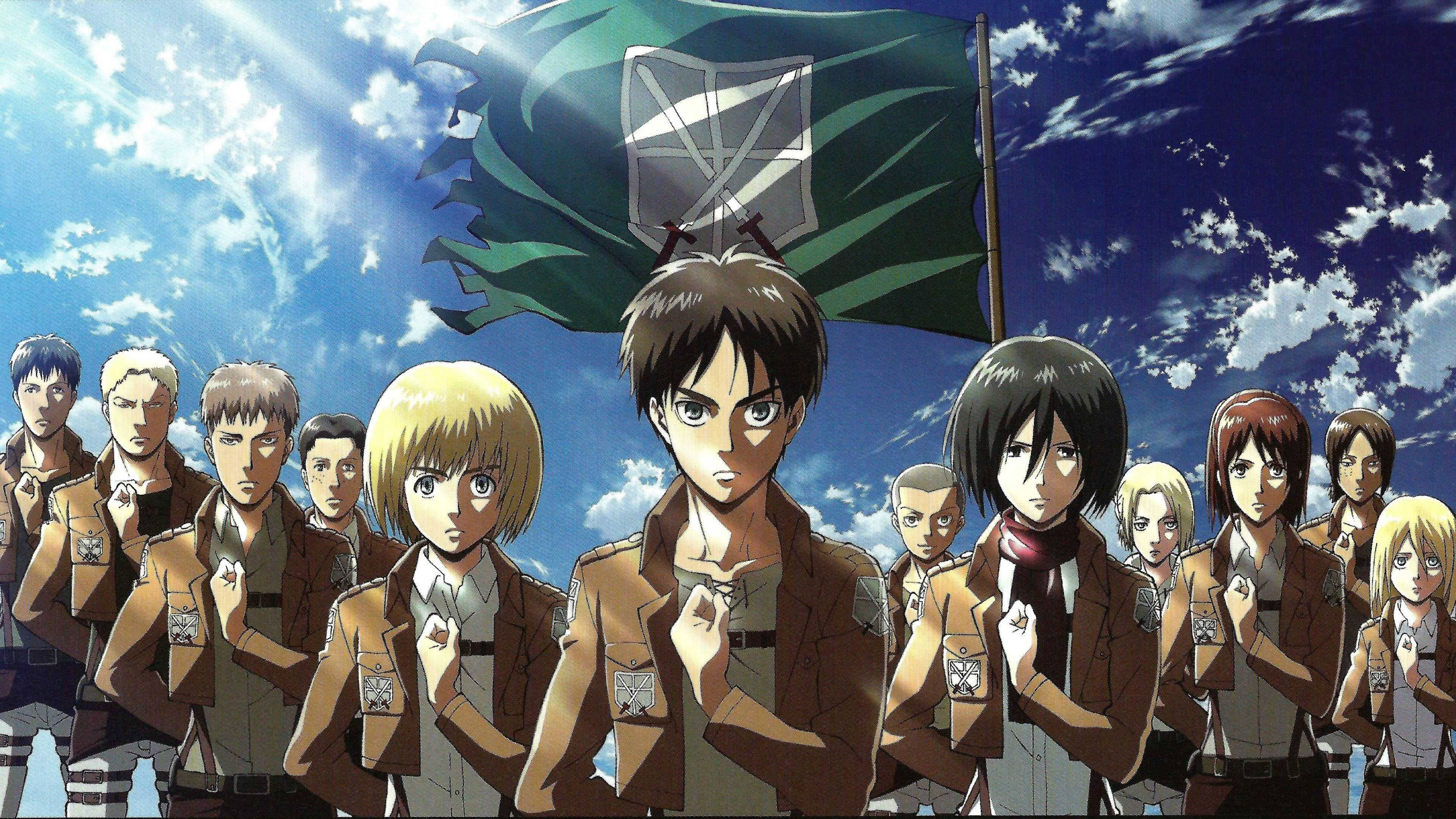 Attack On Titans 4K Escuadrón Anti Titanes Fondos de pantalla