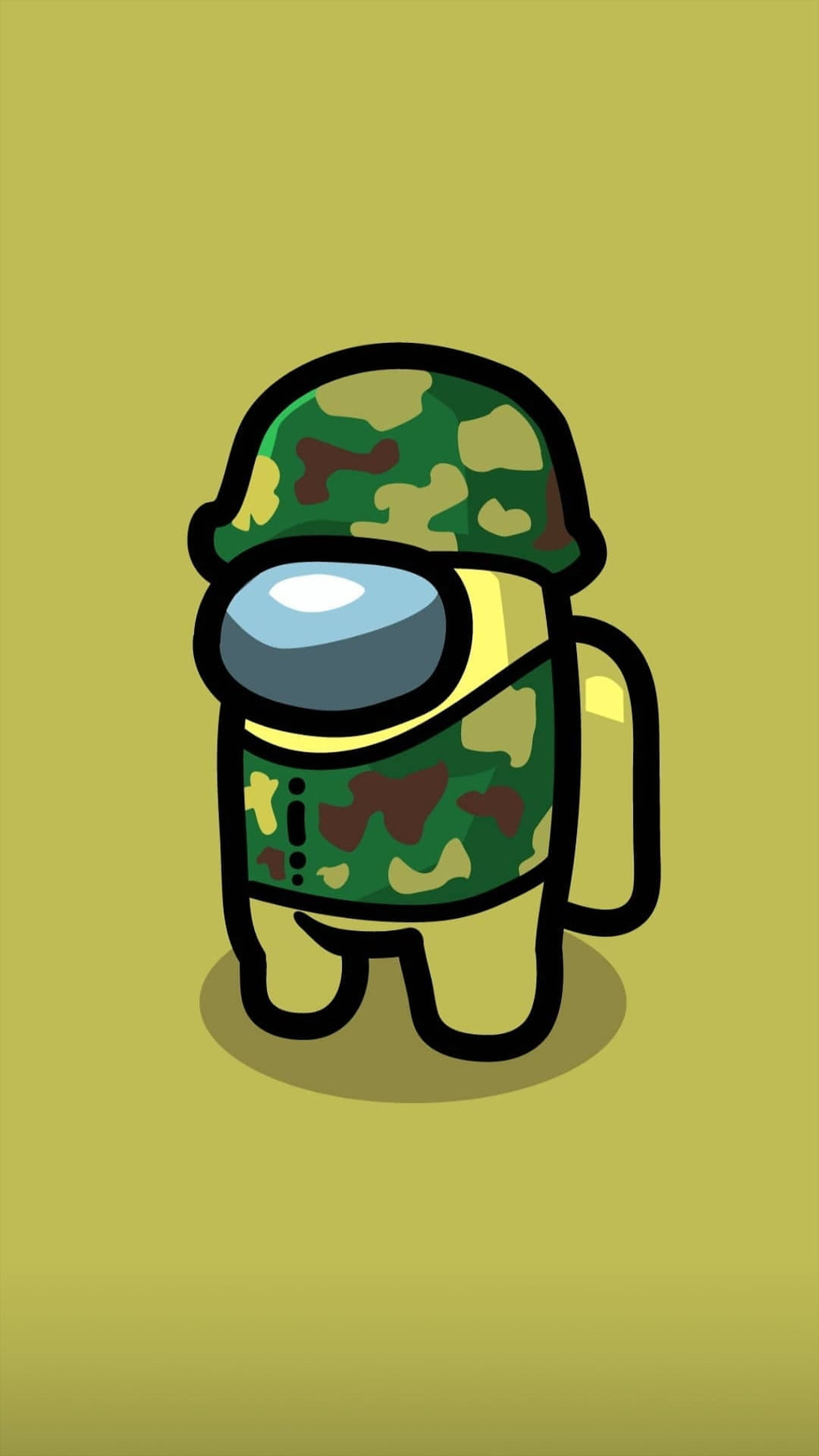 Atuendo de soldado de Among US estético Fondos de pantalla
