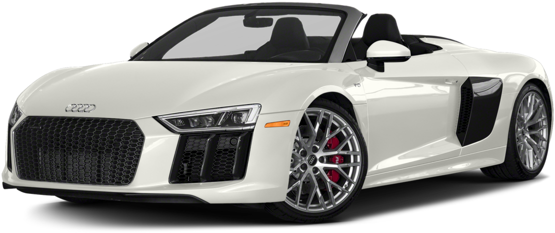 Audi R8 Spyder Convertible Blanco Fondos de pantalla