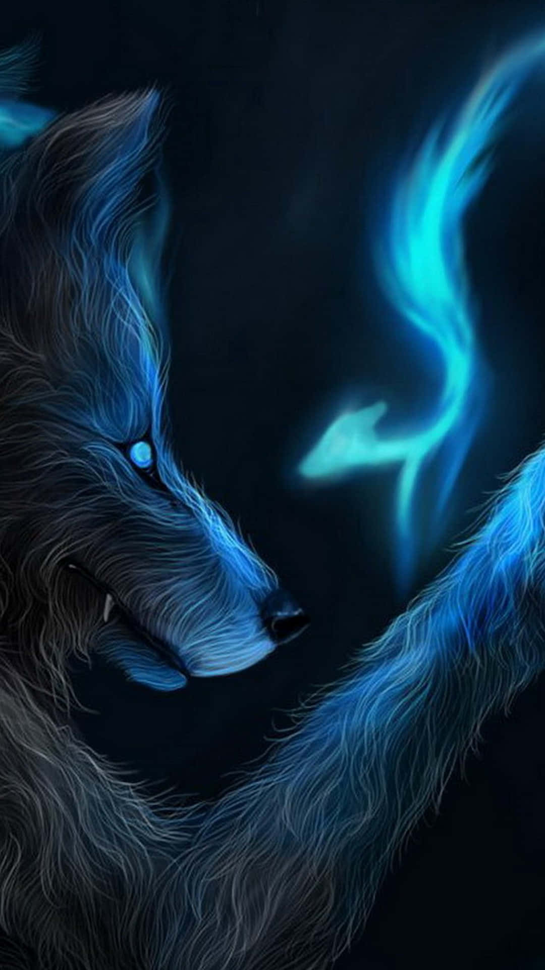 Aúlla a la Luna con el Lobo Genial Fondos de pantalla