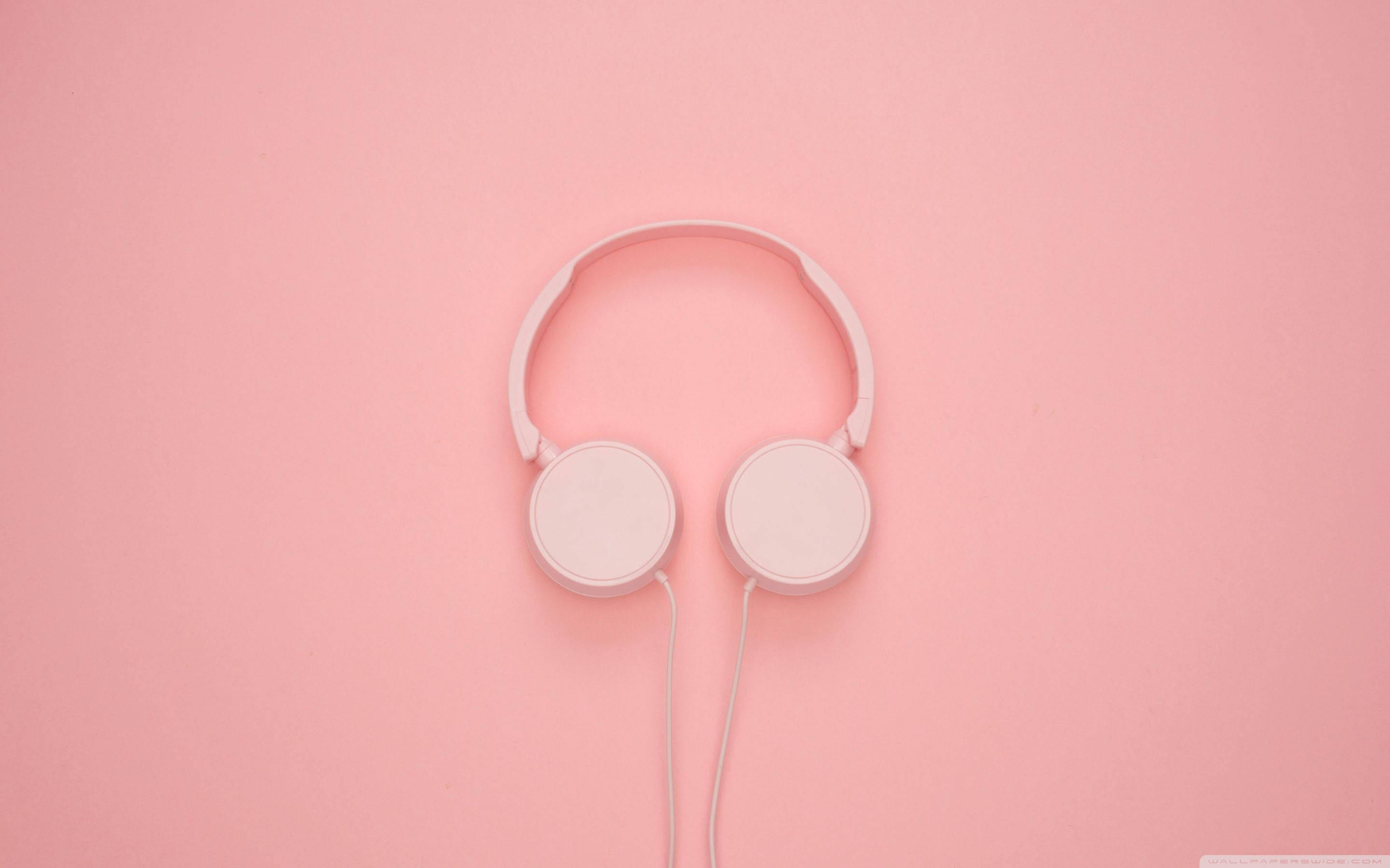 Auriculares rosas estética Mac Fondos de pantalla