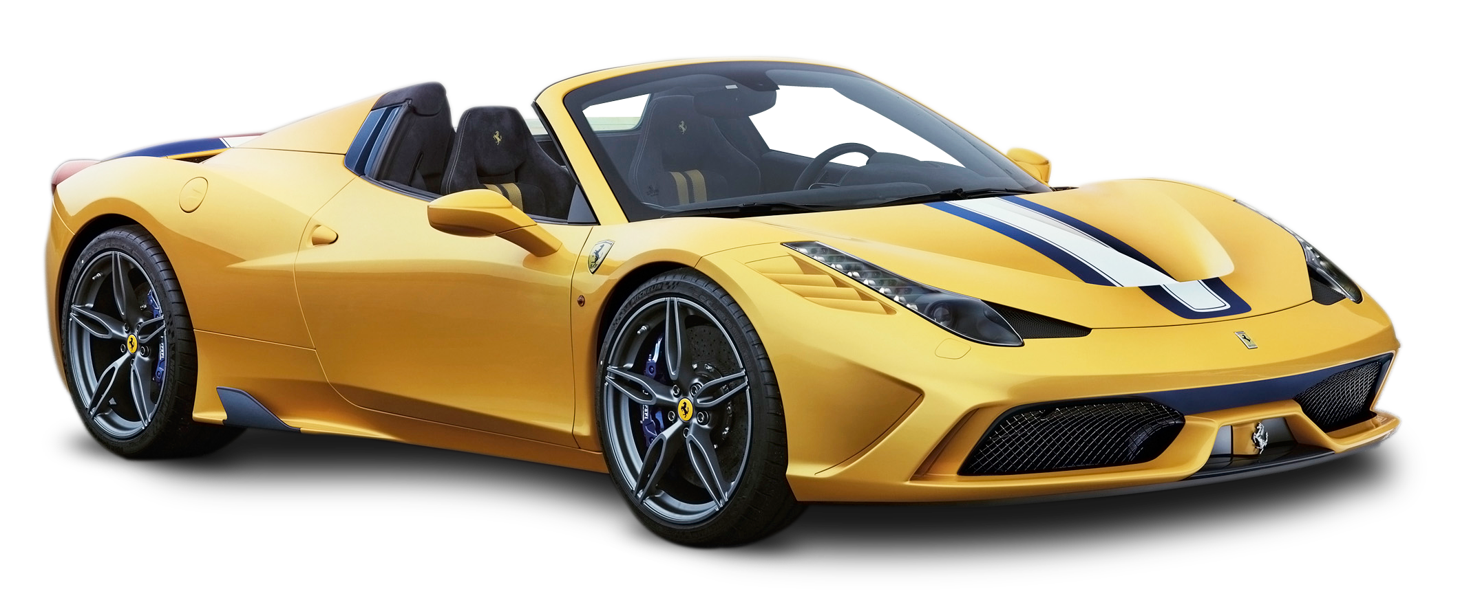 Auto Deportivo Amarillo Descapotable Fondos de pantalla