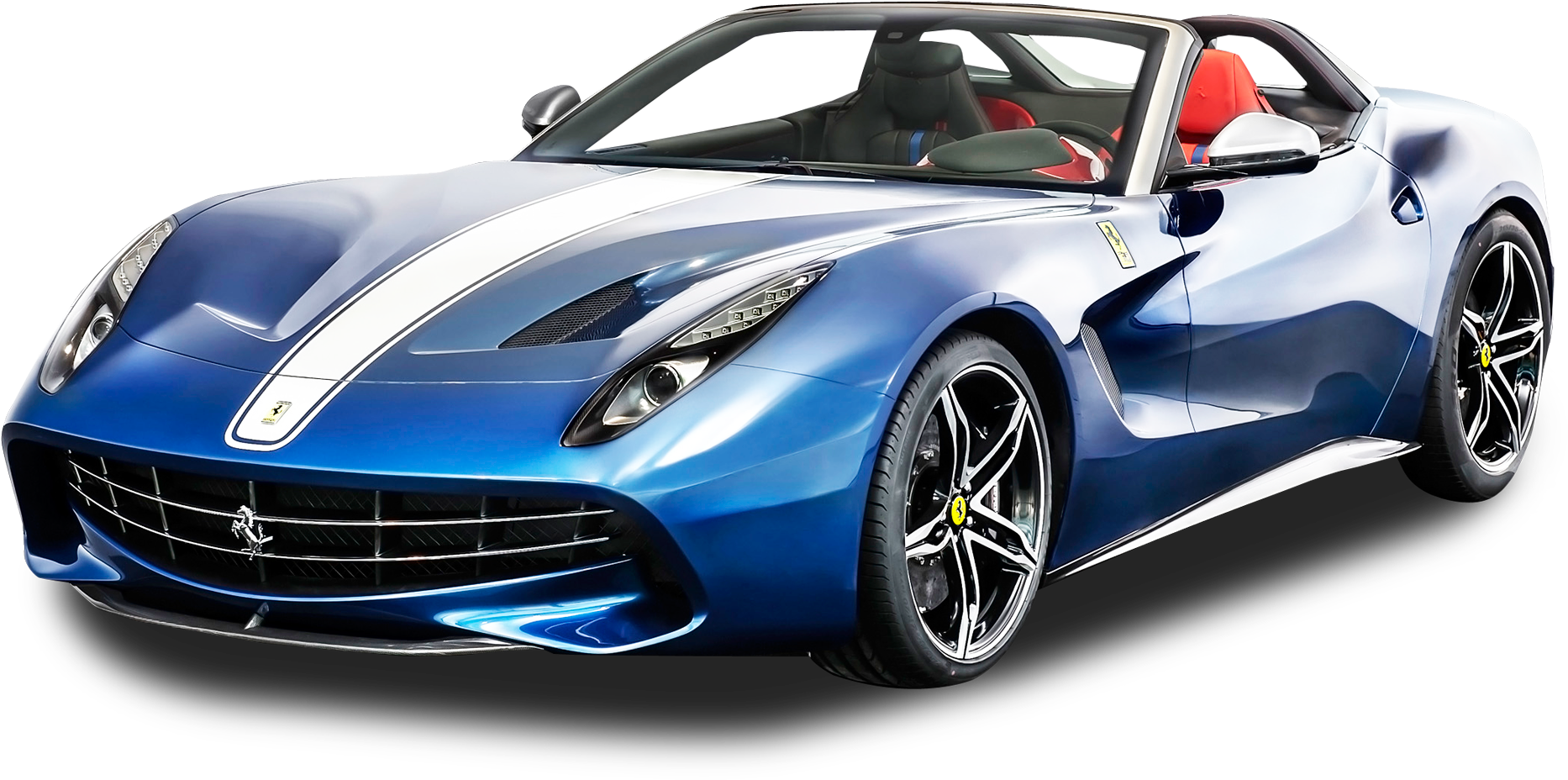 Auto deportivo convertible Ferrari azul Fondos de pantalla