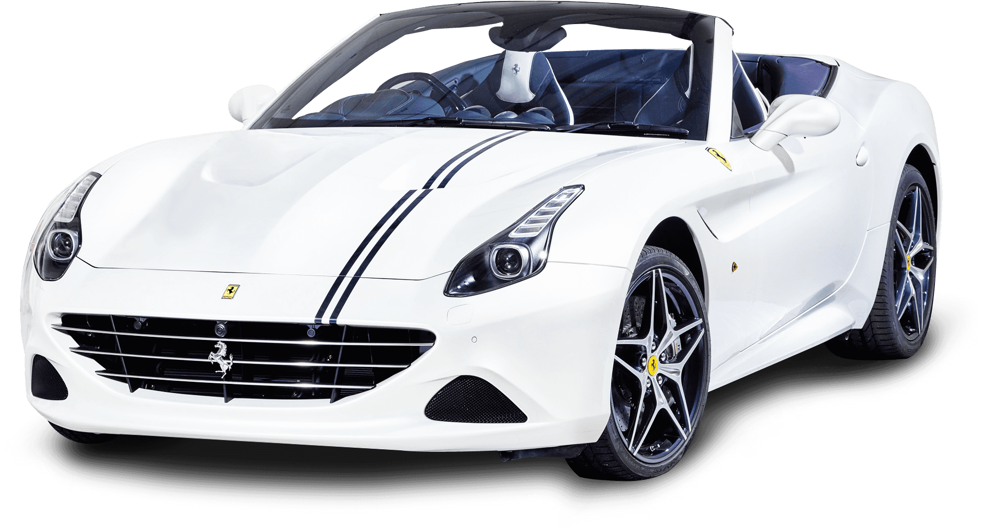 Auto deportivo convertible Ferrari blanco Fondos de pantalla