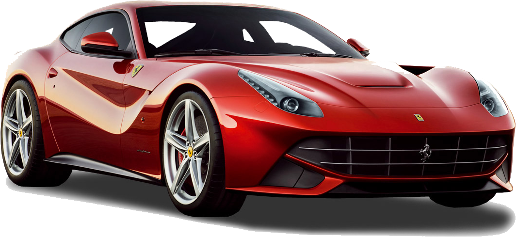 Auto Deportivo Ferrari Rojo Aislado Fondos de pantalla