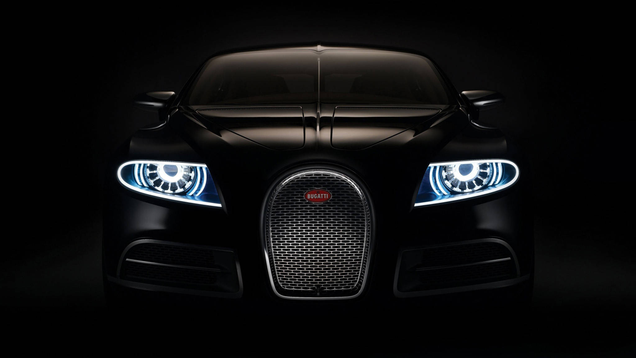 Auto Genial Bugatti Negro Fondos de pantalla