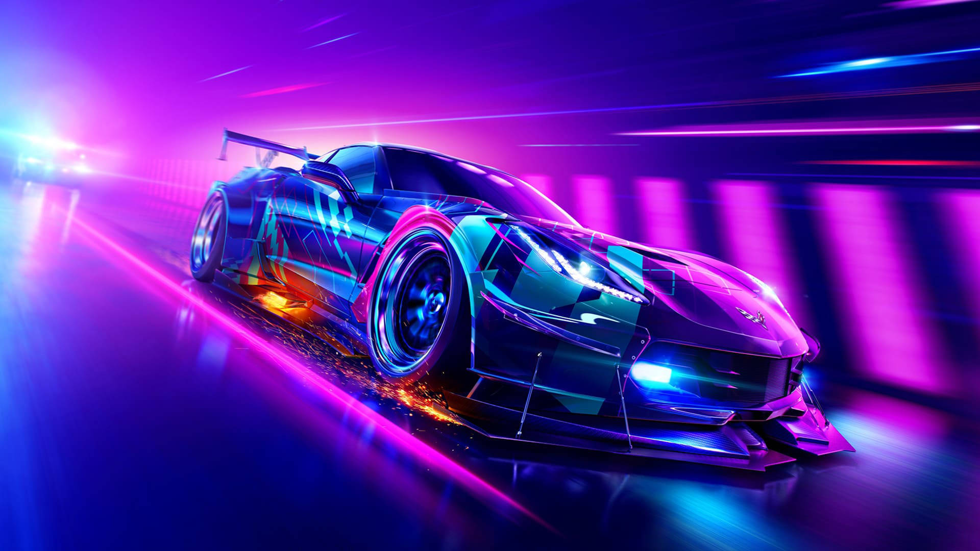Fondo de pantalla de auto genial Chevrolet Corvette — Autos geniales GIF Fondos de pantalla
