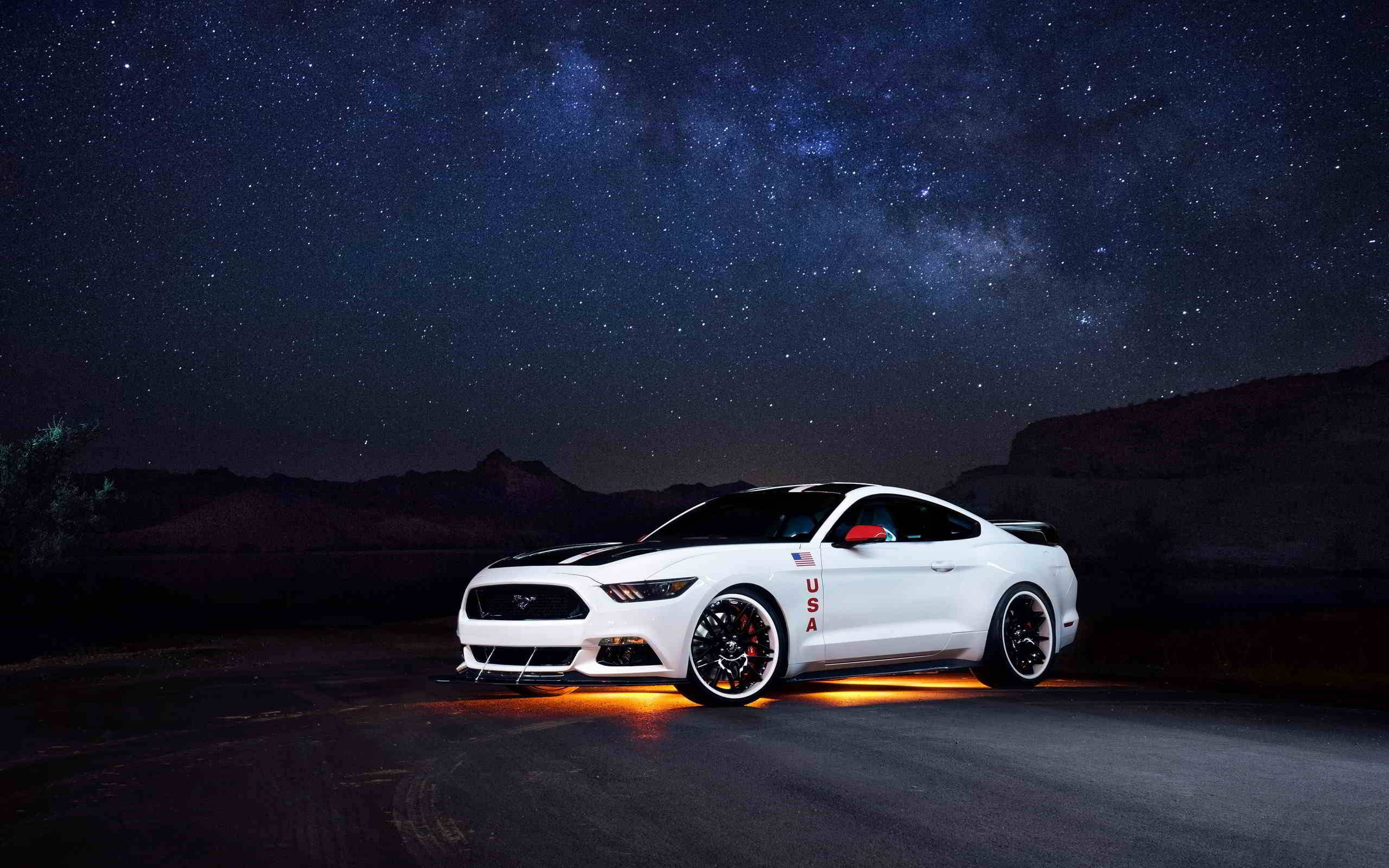 Auto Genial Ford Mustang Blanco Fondos de pantalla