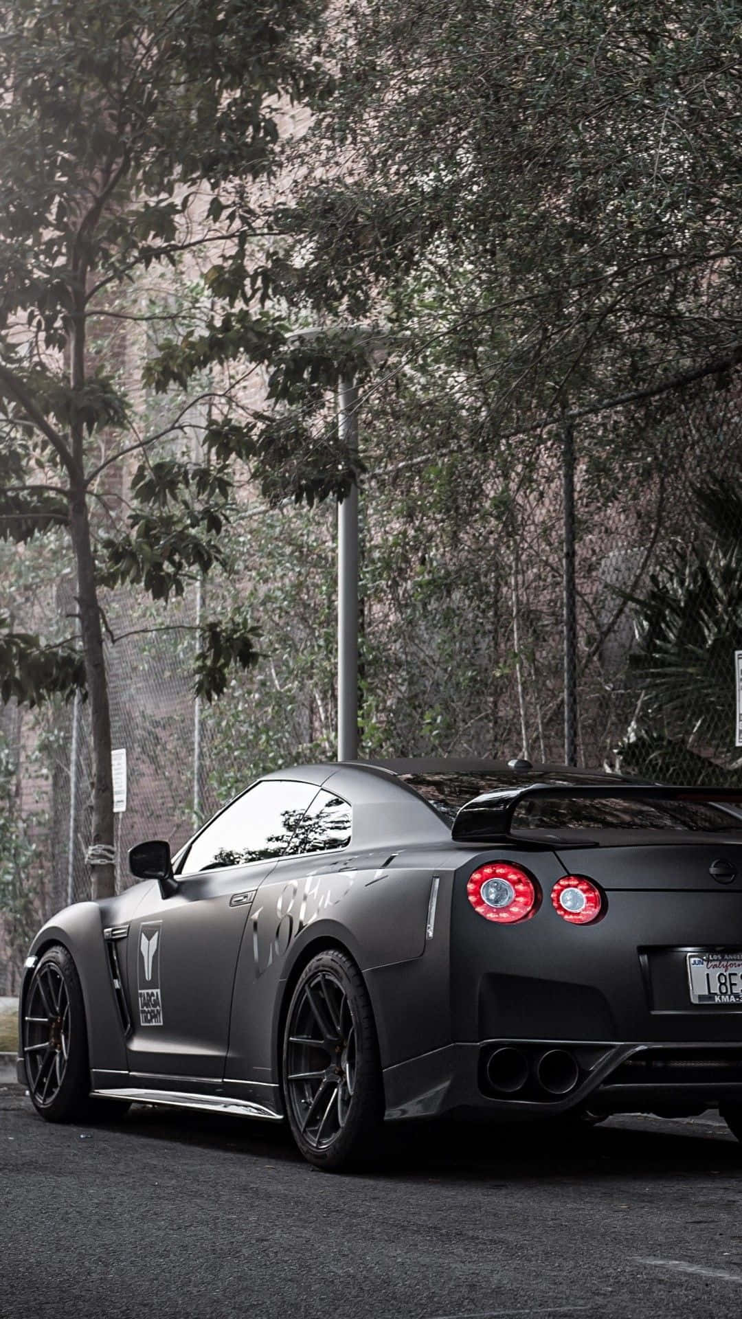 Auto GTR R35 Negro Fondos de pantalla