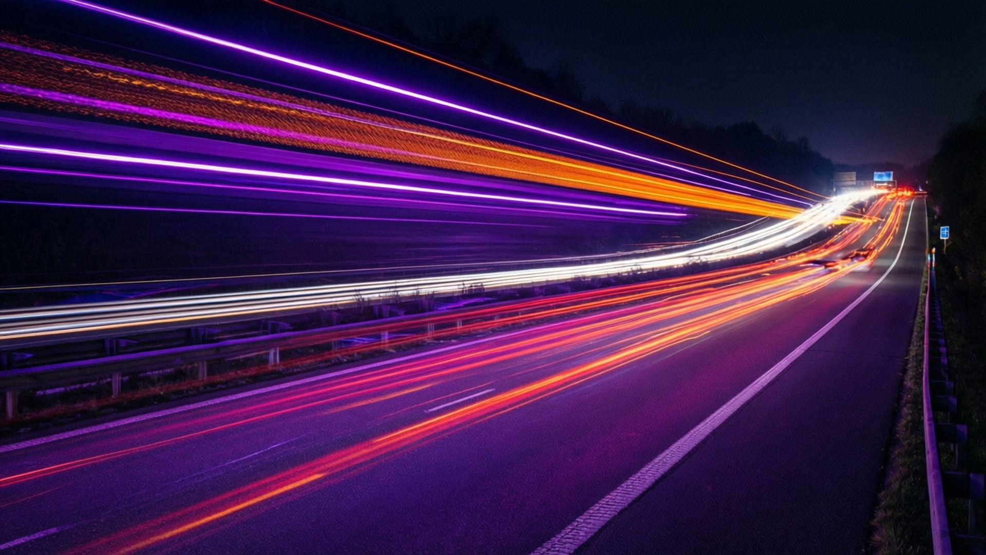 Autopista de neón Fondos de pantalla