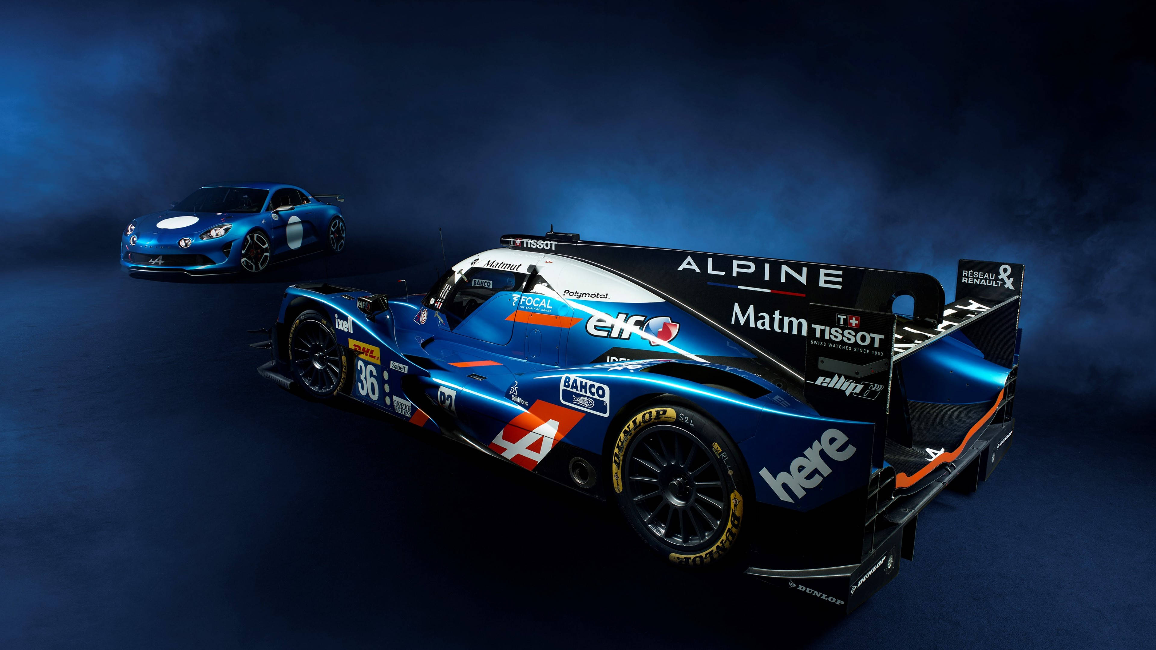Autos Alpine Azules Fondos de pantalla