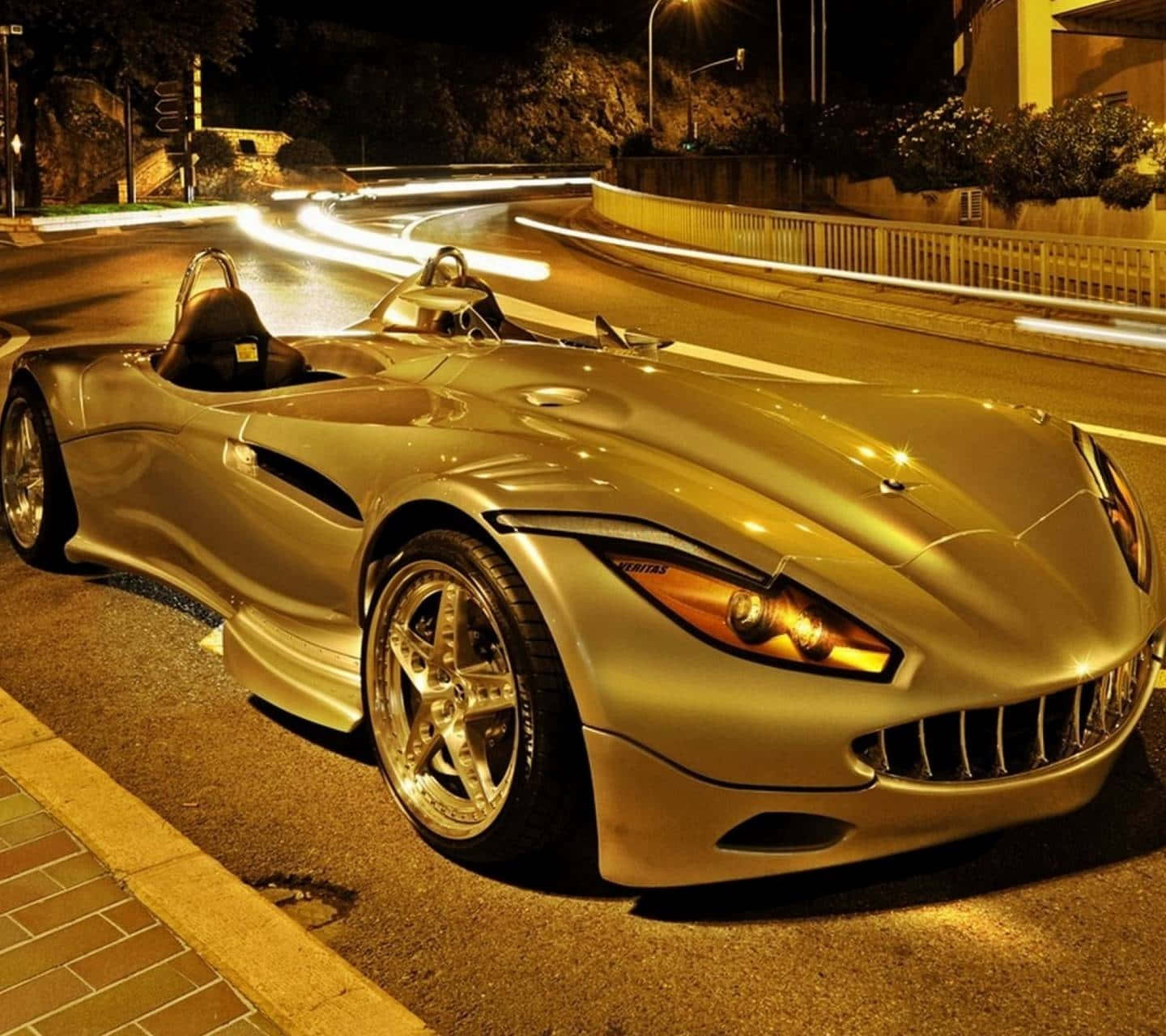 Autos Dorados Brillantes y Deslumbrantes Fondos de pantalla
