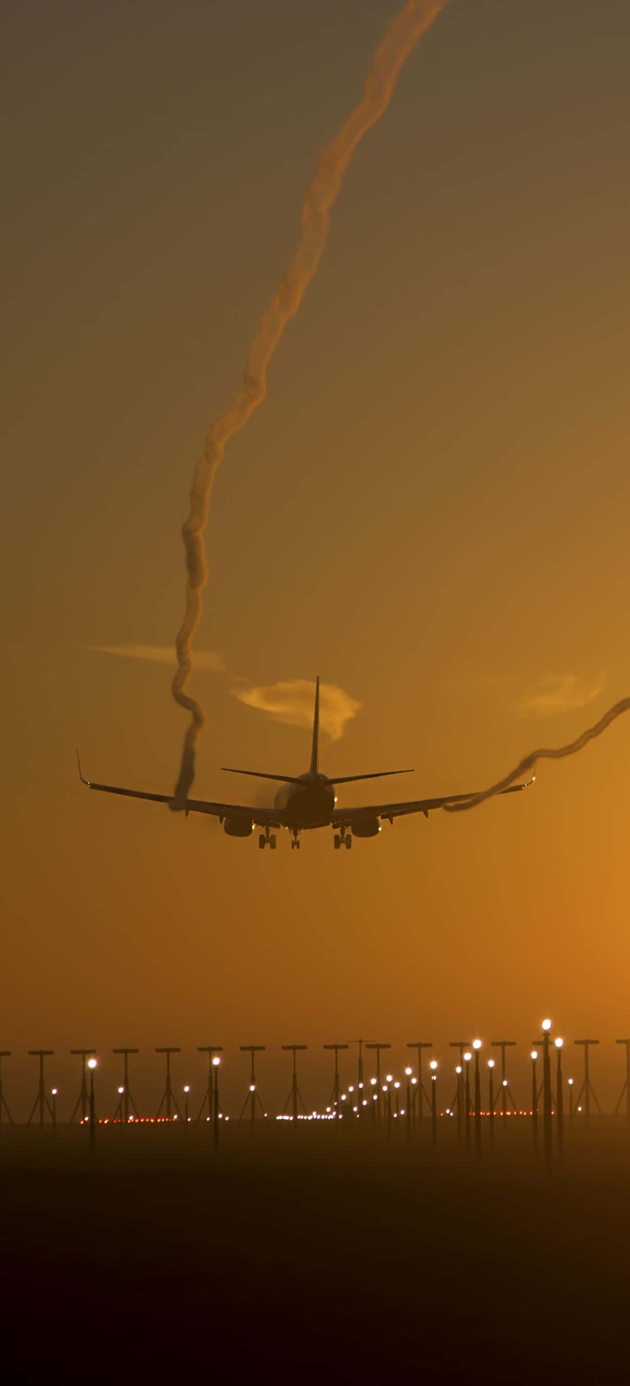 Avión a Punto de Aterrizar Fondo de Avión para Android Fondos de pantalla