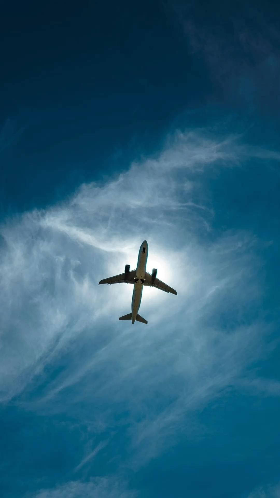 Avión Cielo Azul Neblinoso Fondos de pantalla