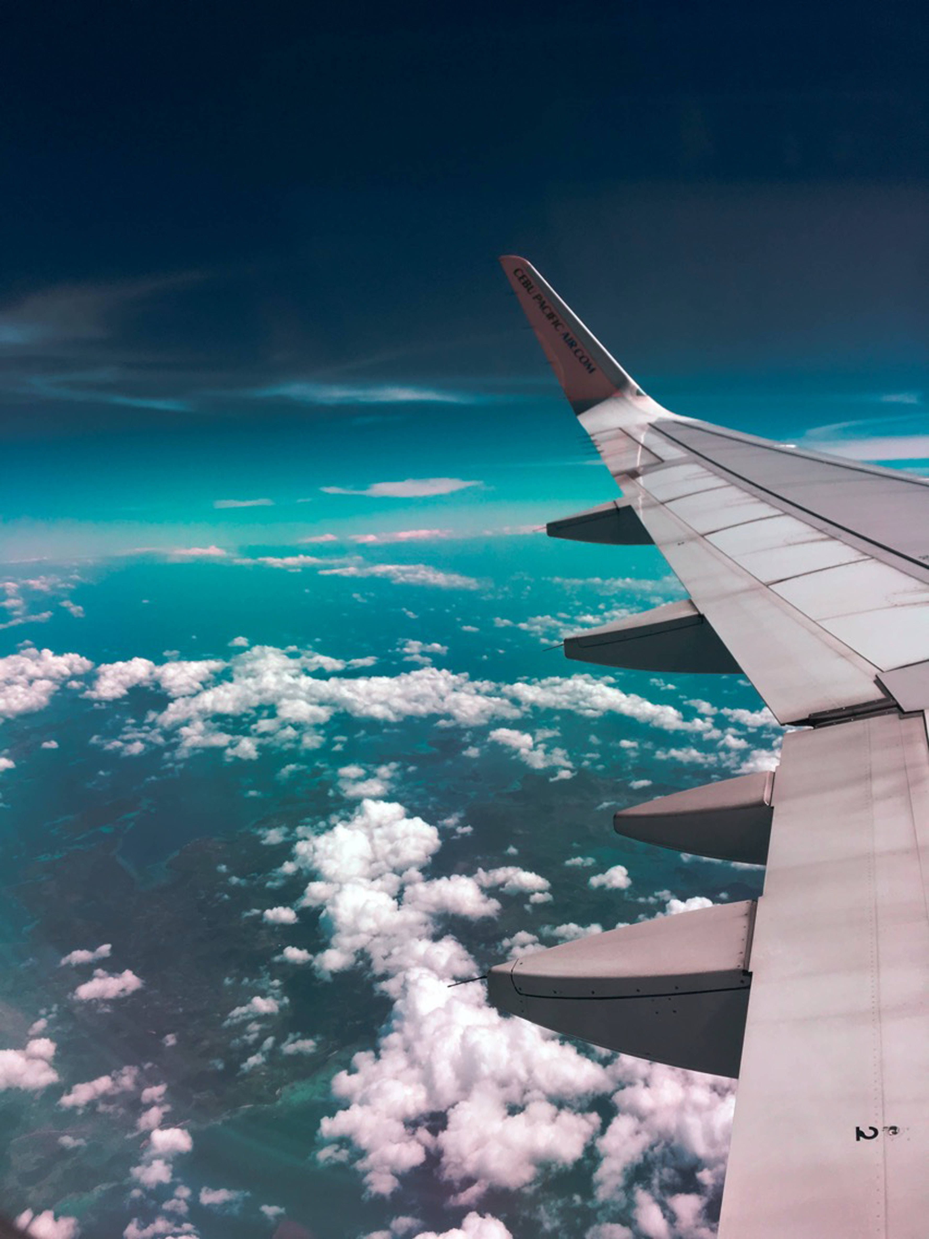 Avión Cielo Nublado Oscuro Fondos de pantalla