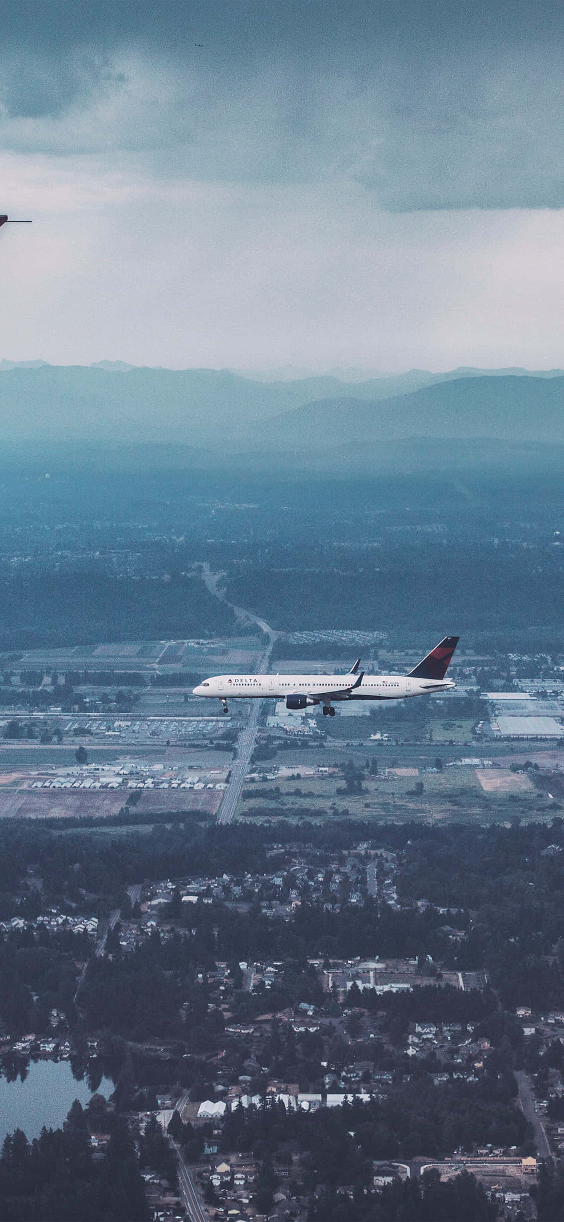 Avión de Delta Airlines Fondo Android para Pantalla Fondos de pantalla