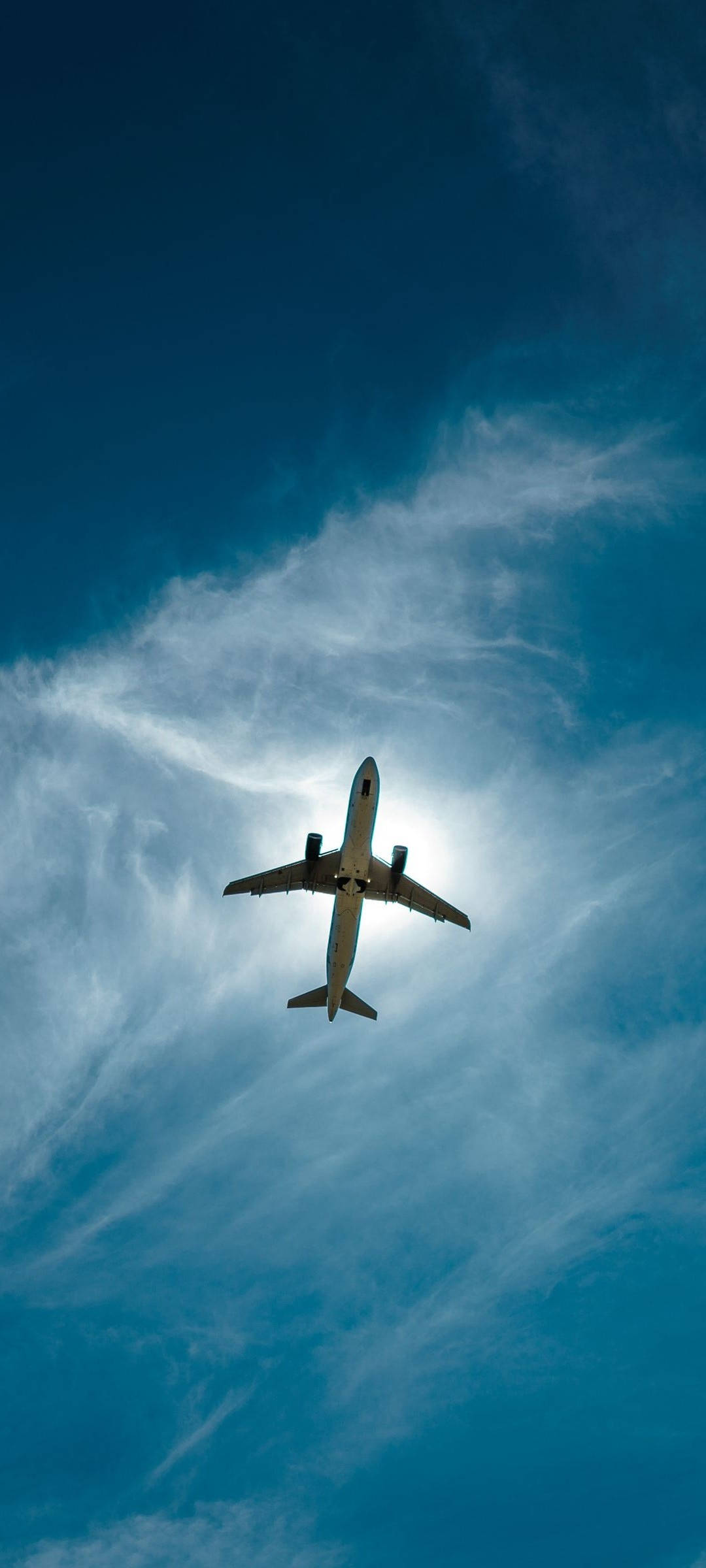 Avión Volando Sobre OnePlus 9R Fondos de pantalla