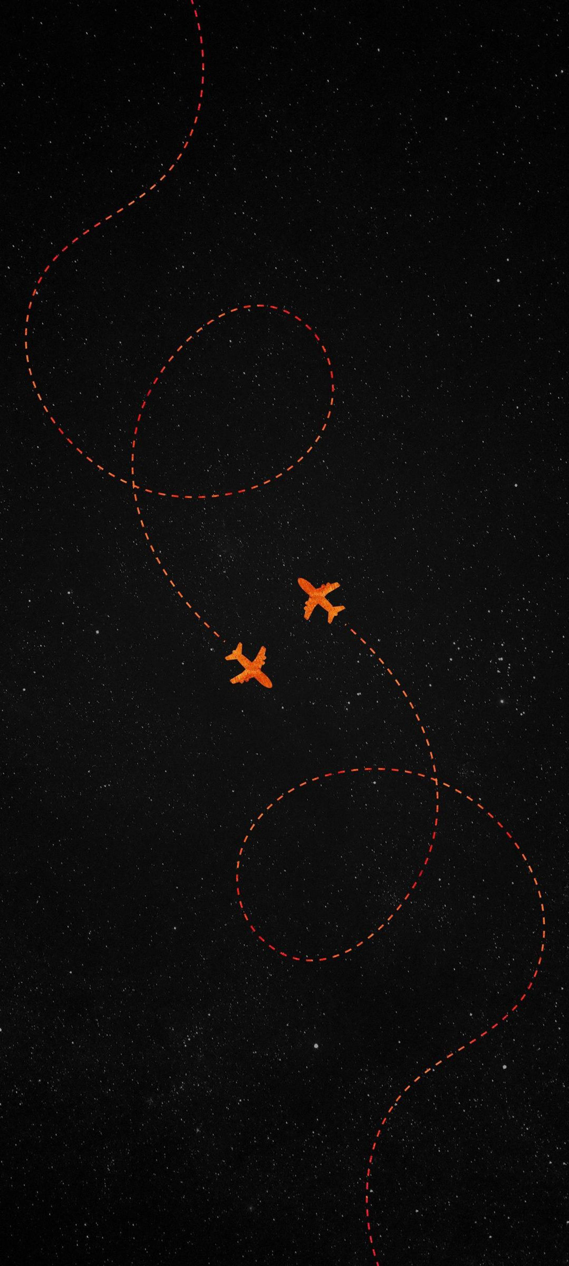 Aviones Negros para iPhone Fondos de pantalla