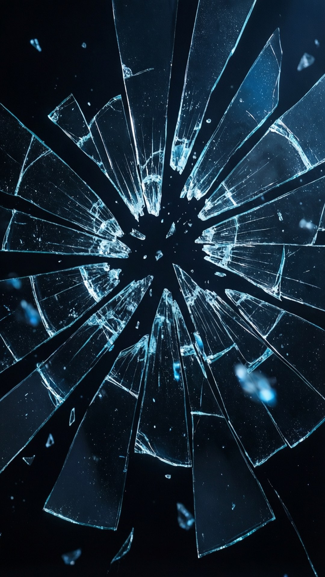 Azul Fragmentado Fondos de pantalla
