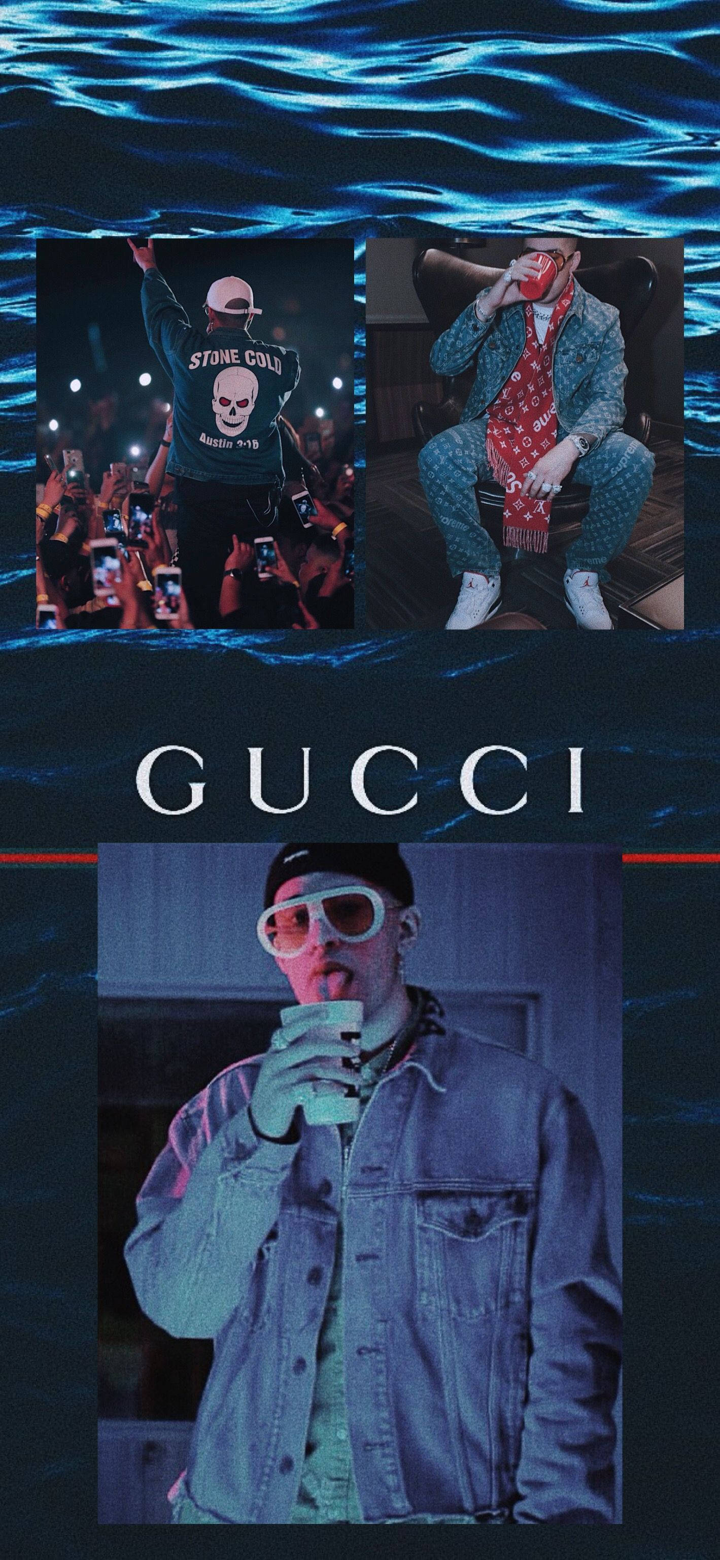 Bad Bunny Póster Gucci Fondos de pantalla