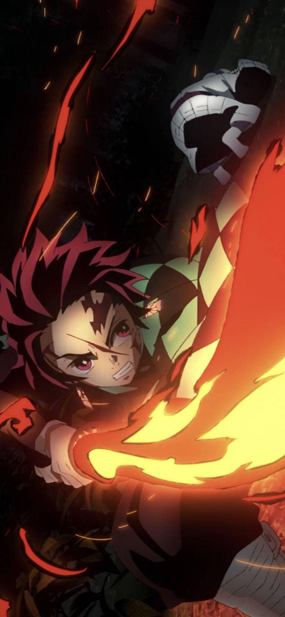 Baile de Tanjiro de Demon Slayer Fondos de pantalla