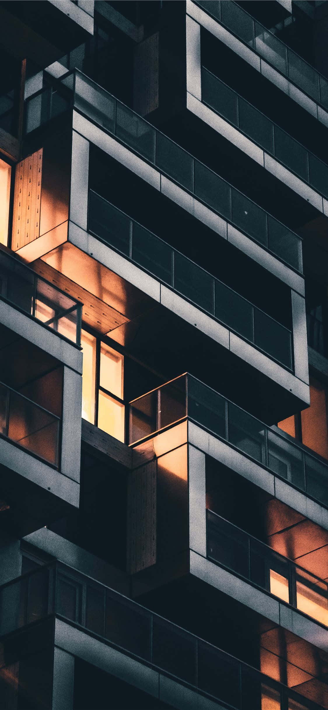 Balcón Cautivador de Arquitectura Contemporánea Fondos de pantalla