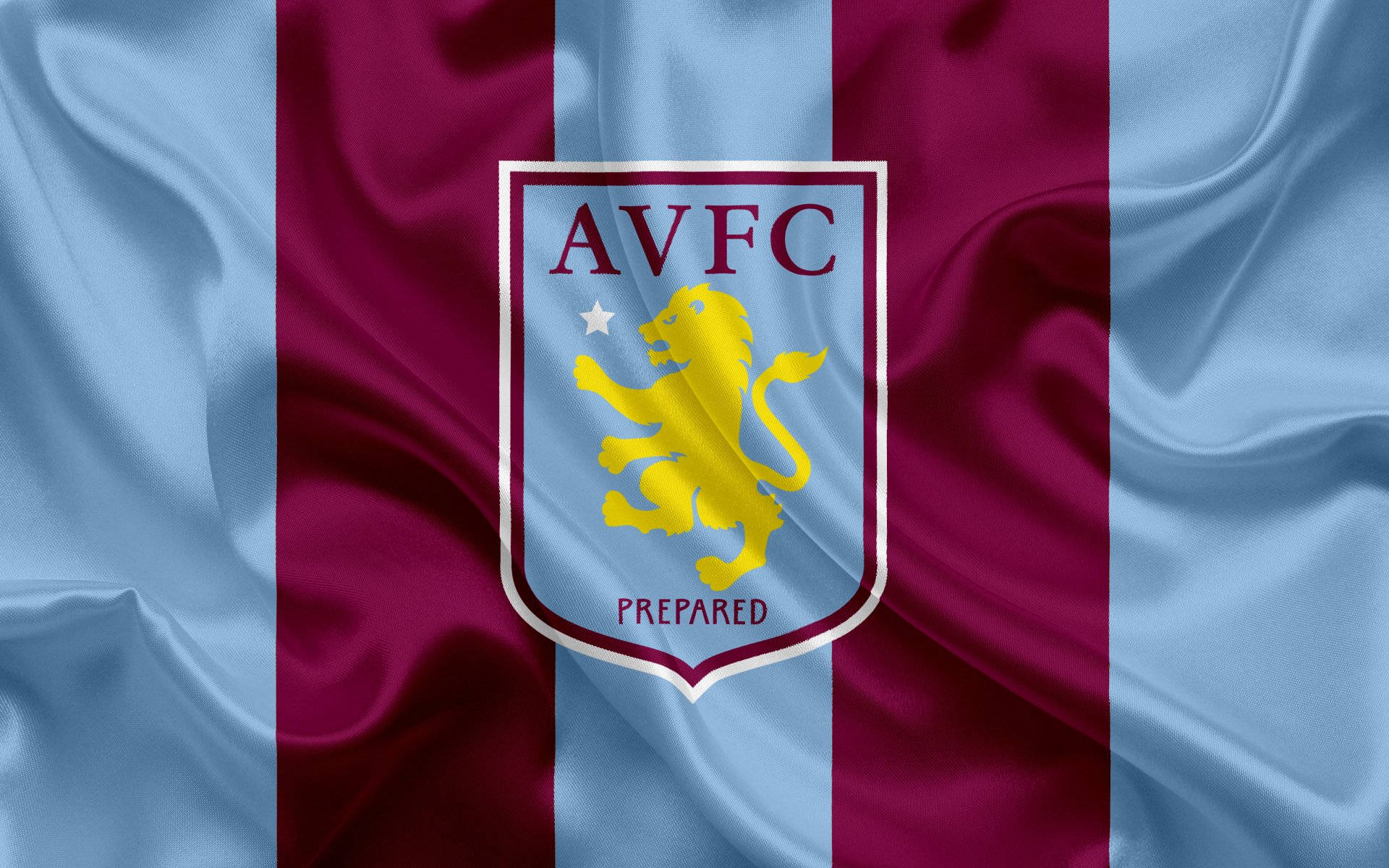 Bandera arrugada del Aston Villa FC Fondos de pantalla
