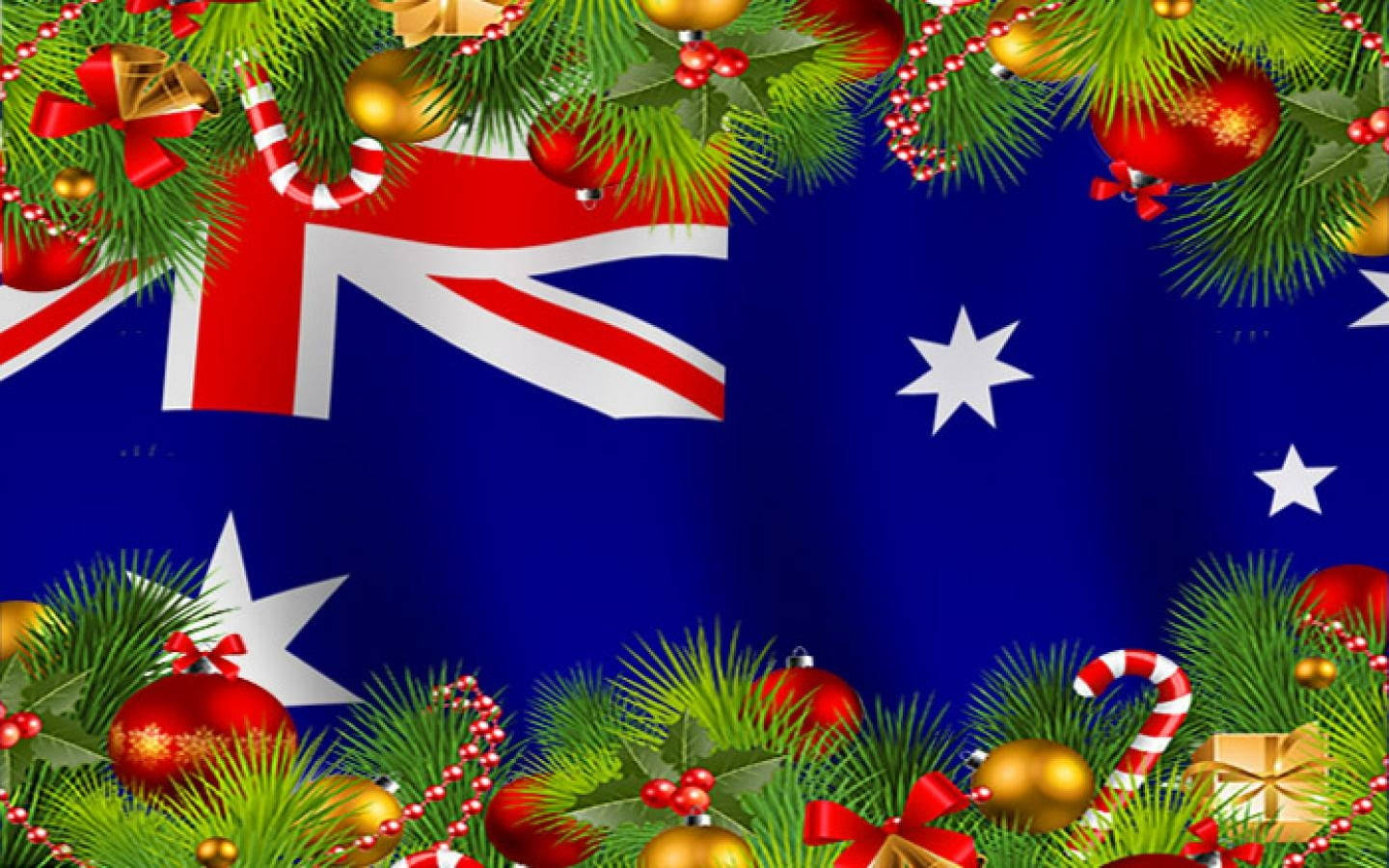 Bandera Australiana de Navidad Fondos de pantalla