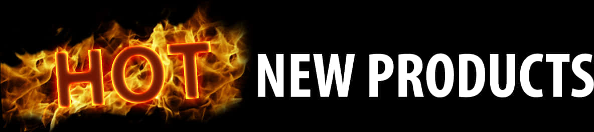 Banner de Nuevos Productos en Llamas Fondos de pantalla
